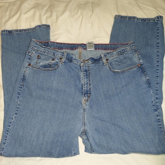 levi's Women's Jeans, 24S Plus Size High Rise, Blue, Preowned - Picture 1 of 8